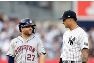 Houston Astros vs Yankees Match Player Stats